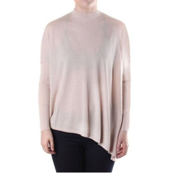 Ted Baker Fraisie Wool Silk Cashmere long sleeve top minimalist beige sz 8 sz 3 - Picture 1 of 15